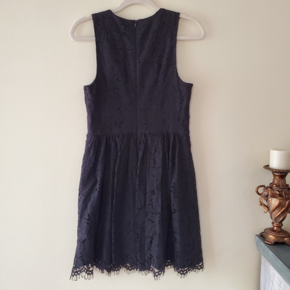 Lulu's In This Moment Lace Skater Dress Black M - Picture 4 of 4